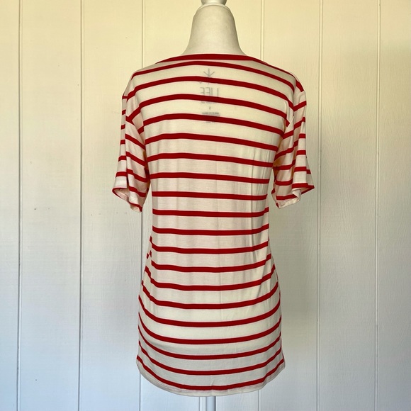 “Be Flowery” Striped Graphic Tee - Picture 4 of 4